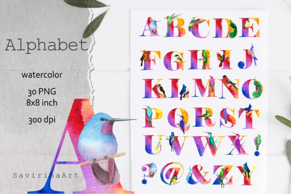 Alphabet Watercolor Hummingbird: A Designer’s Review for Real Client Projects