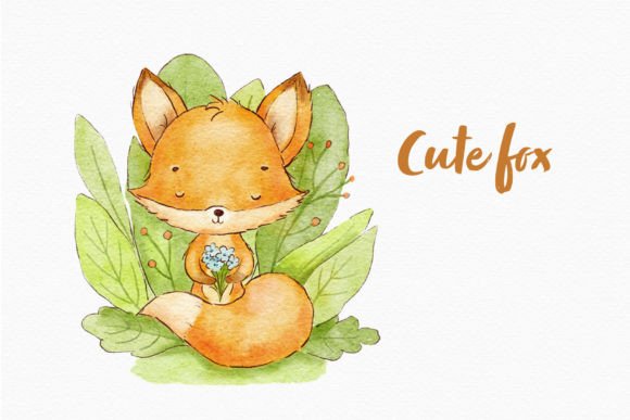 Cute Fox Watercolor Clipart Flowers Png: A Designer’s Real-World Embroidery Test