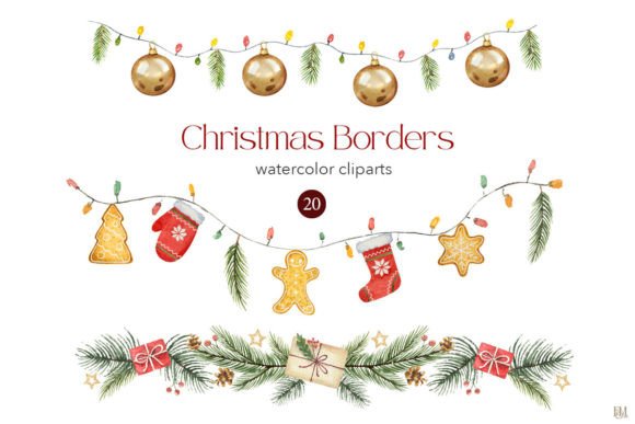 Festive Watercolor Holiday Borders: A Designer’s Real-World Review