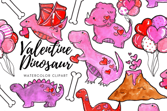 Valentine Dinosaur Clipart Watercolor: A Brand Designer’s Honest Review for Marketing & Illustrations
