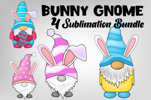 Watercolor Bunny Gnome Bundle: A Crafter’s Best Friend for Spring & Easter Projects