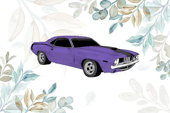 Watercolor Classic Car: A Versatile Illustration for Lifestyle & Editorial Blogging