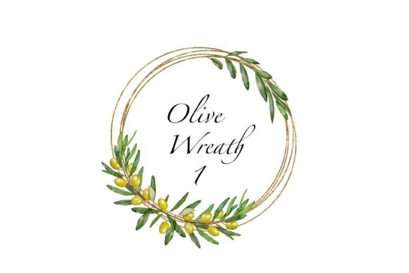Watercolor Olive Wreath: A Designer’s Review for Real Small Business Branding