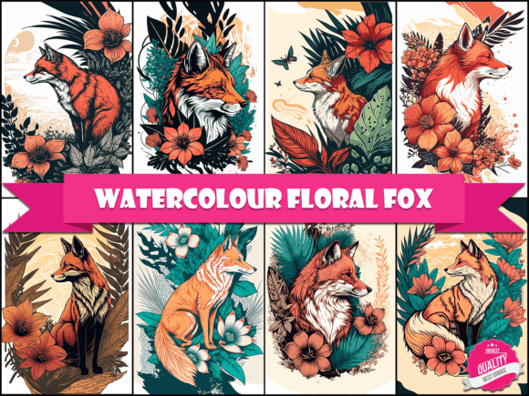 Watercolour Floral Fox: A Designer’s Review for Branding & Illustration Projects
